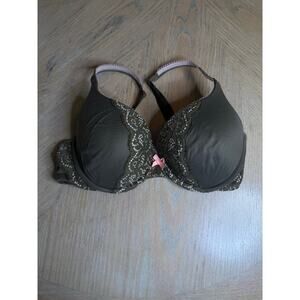 Victoria’s Secret Body by Victoria perfect shape tshirt bra olive green size 34D